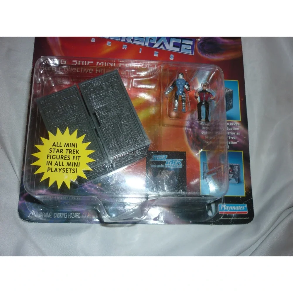 1994 Star Trek TNG Innerspace Borg Ship Mini Playset Playmates‎ 6177